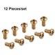 thumbnail image 4 of Sonducket Paquete de 12 tornillos de montaje M5 de aleación de acero, tornillos de freno de disco, piezas de repuesto para mantenimiento de Type10 NO10, 4 of 6