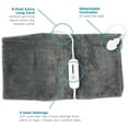 thumbnail image 3 of Dr Relief Full Back Heating Pad Fast Heating Wrap with Auto Shut Off for Back, Neck and Shoulder, Abdomen, Waist Pain Relief, Dry/Moist Option (12"x24", Gray), 3 of 6