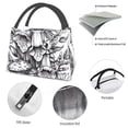 thumbnail image 4 of Disketp Monochrome Botanical Illustration Insulated Bags, Insulated Cooler Bag Totes for Lunch Beach Camping, 4 of 6