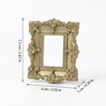 thumbnail image 3 of Gold Pearl Vintage Lace Photo Frame,Antique Bronze Decorative Picture Frame – Delicate Lace Engraving,Pearlescent Texture for Desktop & Craft Decor, 3 of 6