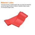 thumbnail image 3 of Uxcell Anti Slip Chair Bands, Flexible Elastic Latex Bands 250mmx0.5mm, Red 4pcs, 3 of 7