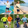 thumbnail image 6 of INGEAR Boys' Rash Guard Long Sleeve Swim Shirt UPF 50+, Quick Dry Kids Fishing Shirt, Dry Fit Sun Protection, Yellow, L, 6 of 7