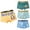 A 4pcs, variant on Toddler Kids Underwear Kids Soft Cotton Boxer Briefs Breathable for 2-18Y Mix Match Colours Underpants 4PCS
