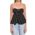 thumbnail image 2 of Women Y2k Tube Tops Strapless Floral Bandeau Vest Tie Up Sleeveless Backless Cute Tops Grunge Clothes, 2 of 9