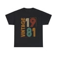thumbnail image 2 of Vintage 1981 TShirt Women Limited Edition BDay 1981 Birthday Womens Shirt Plus Size, 2 of 7