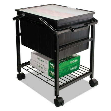 - Advantus Heavy-Duty File Shuttle, 17 1/8w x 14 1/4d x 20h, Black -AVTFS2BHD