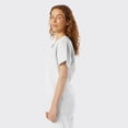 thumbnail image 3 of SPECTRUM UNIFORMS Scrubs Top Doctor & Nurse Coat Yoga Unisex V-Neck Ideal for Medical Professionals Hospital and Lab Workwear White, 3 of 4