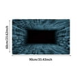 thumbnail image 3 of Hearth & Gear 3D Optical Diatomite Bath Mat Super Absorbent Non Floor Rug For Living Room Kitchen Entrance Blanket Throw Soft Wool Throw Blankets for Couch Light Throw Warm Throws Blankets Fall, 3 of 6