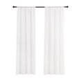 thumbnail image 6 of Sleep Zone 2 Panels Pink Heart-embroidered Lace Sheer Curtains, Modern Semi Sheer Curtains for Living Room Bedroom, Farmhouse (Pink, W52 x L63 Inch), 6 of 10