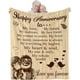 thumbnail image 1 of LHSHID Best Anniversary Marriage Gift Blanket Flannel Soft and Comfortable Anti static Bed Sofa Blanket 50x60in, 1 of 6