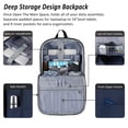 thumbnail image 2 of Mochila para portátil MAXTOP Bookbag con puerto USB de 15.6 pulgadas Water Res., 2 of 7