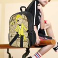 thumbnail image 5 of Bill Cipher Backpack, Anime Backpack, Durable Daypack, Large Capacity School School Bag, 16.7x12.2x5.3 Inch, 5 of 6