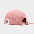 thumbnail image 2 of Yuanlong Unisex Skull Cap Print Brimless Round Top Adjustable Hat Solid Color Stylish Outdoor Activities Sun Hat, 2 of 3