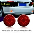 thumbnail image 2 of GTINTHEBOX LED Red Rear Bumper Reflectors Tail Brake Lights For Toyota Sienna Corolla, etc, 2 of 9