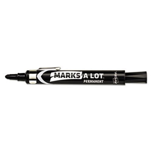 Black Bullet Tip Permanent Marker Pen 