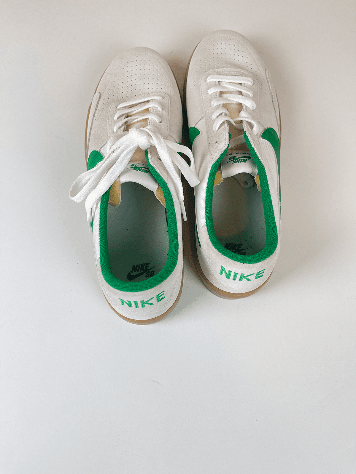 Nike Sneakers White with Green swish Men main image 2