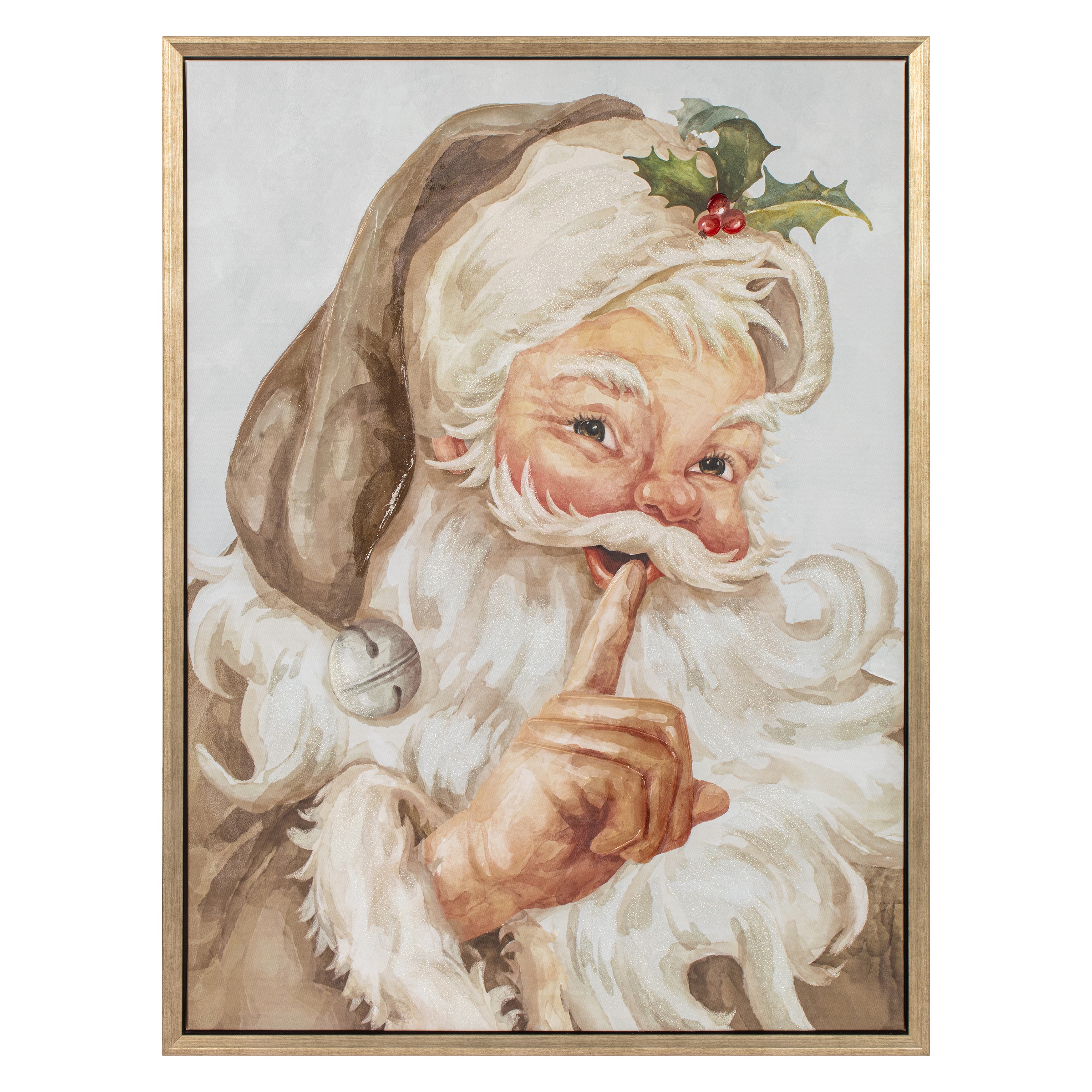 My Texas House Secret Santa Framed Holiday Wall Art, 30" x 40"