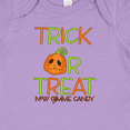 thumbnail image 4 of Inktastic Trick or Treat Now Gimme Candy with Halloween Pumpkin Boys or Girls Baby Bodysuit, 4 of 5