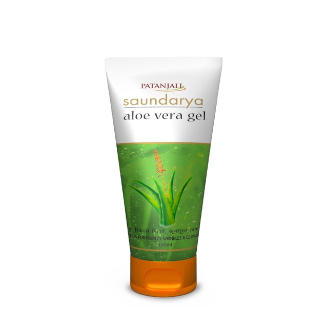 Gel hidratante Patanjali Saundarya Aloe Vera 150 ml para piel grasa