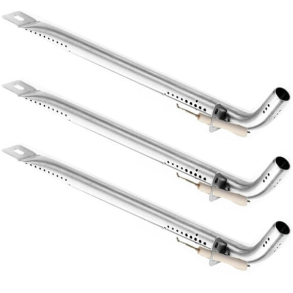 Quickflame Set of Three Burners for 3 Burner Grill Model, Grill Burner Replacement