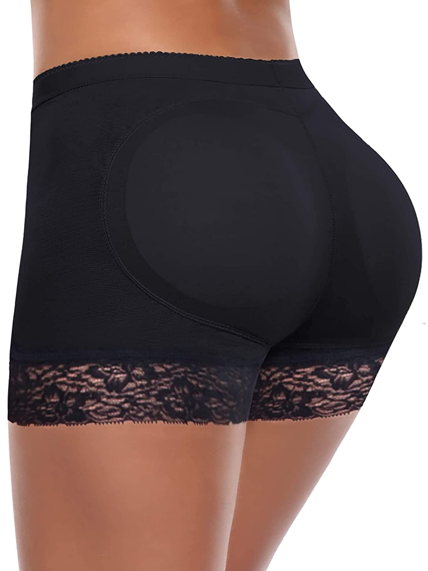 SHAPEVIVA Womens Fake Buttock Butt Lifter Padded Panties Enhancer for Female