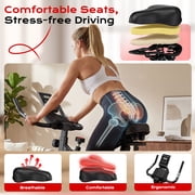 Stationary Exercise Bike, Cycling Bike for Home 265 Lbs Weight Capacity, Comfortable Seat Cushion and LCD Monitor