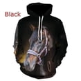 thumbnail image 3 of Sudadera con capucha con diseño de caballo y corcel para hombre y mujer, ropa con estampado 3D de pura sangre, novedad en sudaderas con capucha, moda Harajuku y2k, 3 of 5
