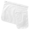 thumbnail image 3 of Whitmor Zippered Mesh Laundry Wash Bags - Set of 2 - one Small 11 x 15 and one Large 21 x 18 - White, 3 of 7