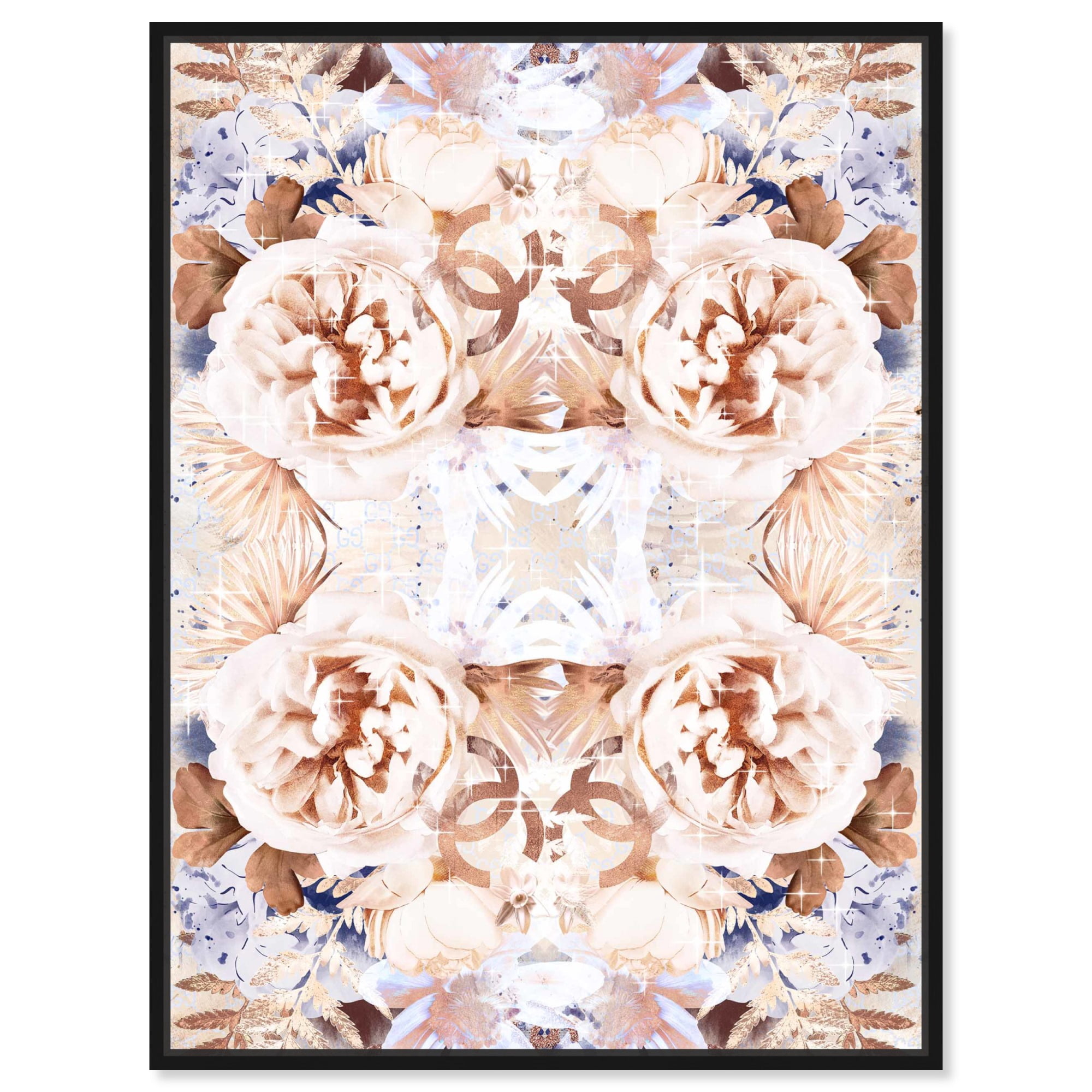 Glam Glam Baby Canvas Glamorous Feminine Wall Art by Art Remedy, Black Frame, 16" x 20"