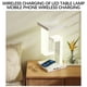 thumbnail image 4 of Lámpara de armario con sensor de suspensión Pisexur Electronics para hombre, lámpara de noche pequeña, lámpara de noche con carga USB inalámbrica, lámpara de mesa con carga inalámbrica para teléfono, 4 of 9