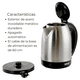 thumbnail image 4 of Tetera Eléctrica Better Chef Inalámbrico de Acero Inoxidable 1.7 Litros | Hervidor de Agua 7 Tazas Apagado Automático, 4 of 7