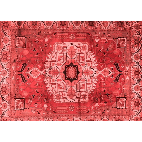 Ahgly Company Indoor Rectangle Persian Red Traditional Area Rugs, 3' x 5'
