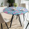 thumbnail image 2 of Round Elastic Tablecloth Fitted & Waterproof 36"-44" Round Tables, 2 of 5