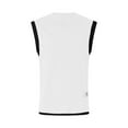 thumbnail image 4 of REORIAFEE Men's Sets Beach Clothes Summer Tracksuits Suit for Casual Party Cute Outfits Men's Fashion Sports Patchwork Sleeveless Vest Shorts Suit White XXL, 4 of 7