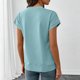thumbnail image 4 of Camiseta Negra de Manga Larga de Manga Corta de la Mujer Batwing con Bolsillo de Canguro, Top Casual de Lana Suave para el Salón Y el Uso Diario, 4 of 6