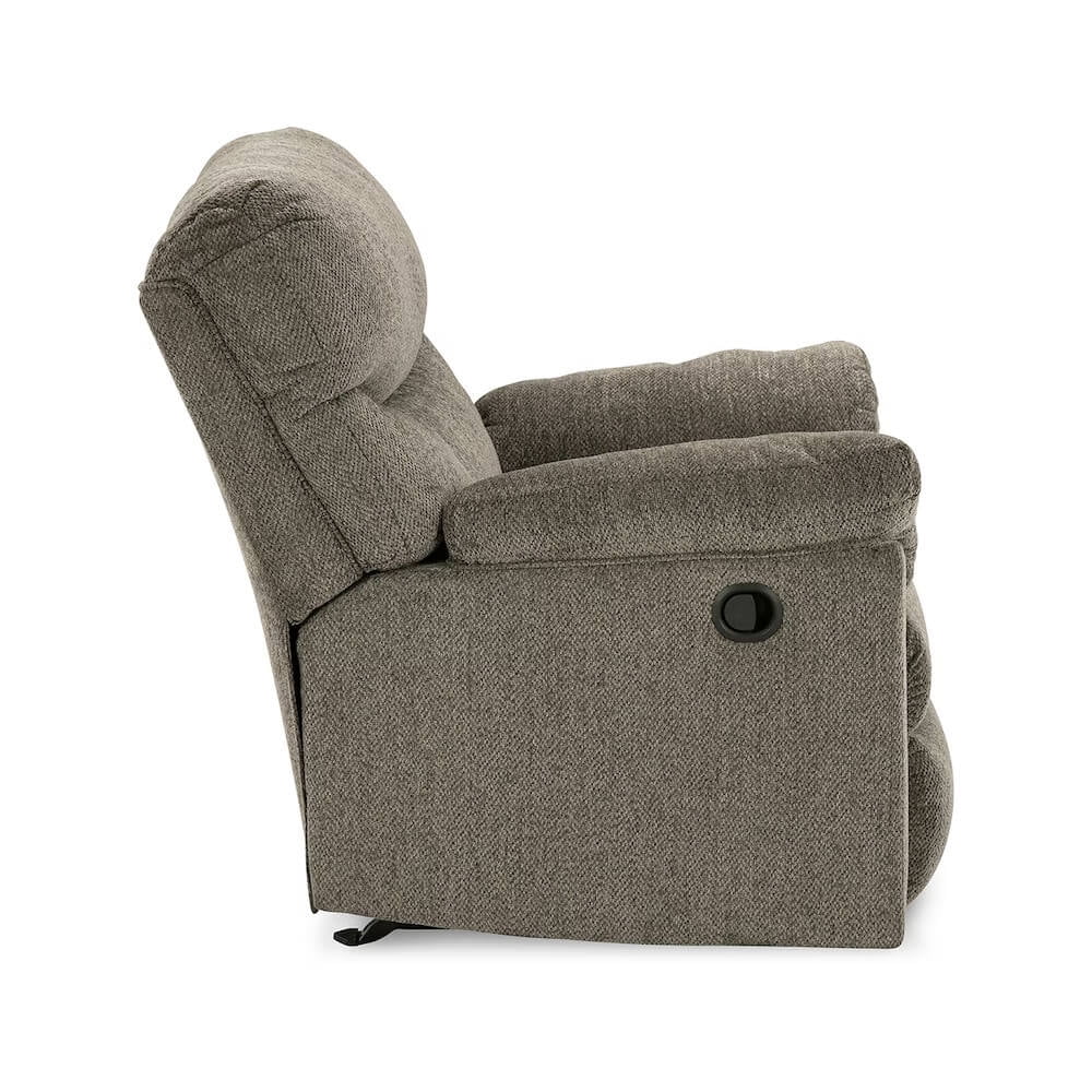 Signature Design by Ashley Alphons Putty Recliner with Pull-Tab Reclining Motion