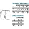 thumbnail image 5 of Marsgoo Men's Silk Satin Boxer Shorts, Pajama Shorts(Grey Print,Large), 5 of 5