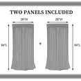 thumbnail image 5 of Laundry Room Curtians, Wash Dry Fold Repeat Laundry Quotes Rod Pockets Rural Country Farmhouse Laundry Drapes Treatments for Kitchen Living Room Bedroom Bathroom Windows 2 Panels, 52"x84" Inch, 5 of 5