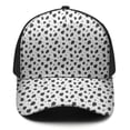 thumbnail image 3 of Leopard Print Baseball Cap Adjustable Size – Stylish Spliced Design Trucker Hat, Dad Hat with Full Print Front & Brim, Breathable Cotton Blend Snapback for Sports, Travel & Daily Wear, 3 of 3