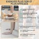 thumbnail image 4 of Parallettes, Parallel Exercises in the Body, Push-ups, Gymnastics for the Disabled, Yoga, Calisthenics Parallettes, Antidrapant and Durable, 4 of 5