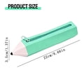 thumbnail image 4 of Pencil Shaped Silicone Pencil Case, 8.66X1.37 inch Lightweight Pencil Pouch, Zipper Stationery Organizer Bag, Portable Pen Carrying Holder, Multipurpose Office Supply Container for Daily Carry, 4 of 5