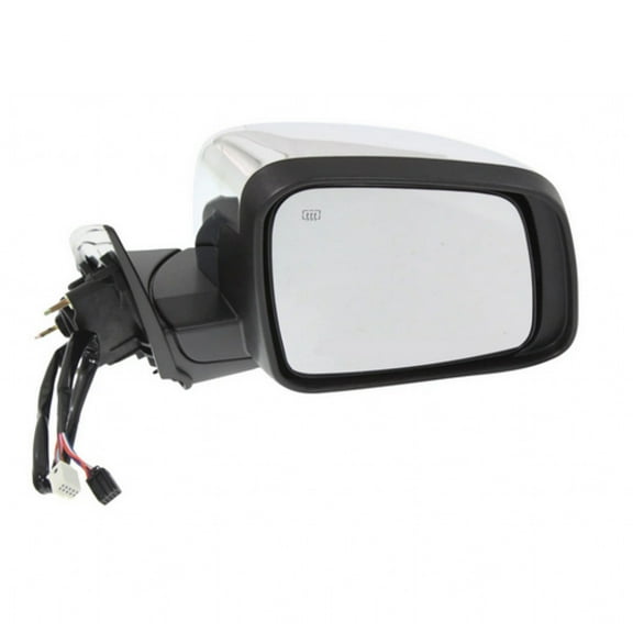 For Dodge Durango 2011-2018 Door Mirror Passenger Side | Power | Heated | w/ Memory | w/ Signal | Chrome | Replacement For 334-5425R3ECH, 68237572AF | CH1321377