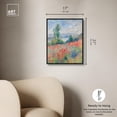 thumbnail image 5 of Blanket of Poppies I Canvas Pretty Landscape Art by Art Remedy, Black Frame, 16 x 20, 5 of 7