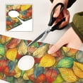thumbnail image 6 of Yayeee Faucet Mat for Kitchen Sink 14.7" Diatomite Long Splash Guard Pad, Retro Autumn Leaves, 6 of 7