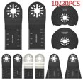thumbnail image 1 of NUAHRHY Kit de Lames de Scie Oscillantes Multi-Outils 10/20 Pcs, 1 of 10