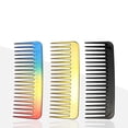thumbnail image 4 of Peine para peinar el cabello, de dientes anchos, antiestático, resistente al calor, para salón y hogar, multicolor., 4 of 4