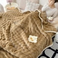 thumbnail image 6 of Cozy Blanket Clearance, Hwkond Flannel Blanket, Office Fleece Blanket, Plus Size Blanket(Khaki,180x200cm), 6 of 6