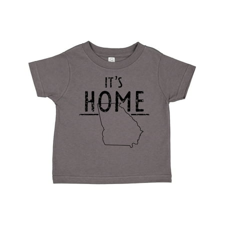 

Inktastic It s Home- State of Georgia Outline Distressed Text Gift Toddler Boy or Toddler Girl T-Shirt