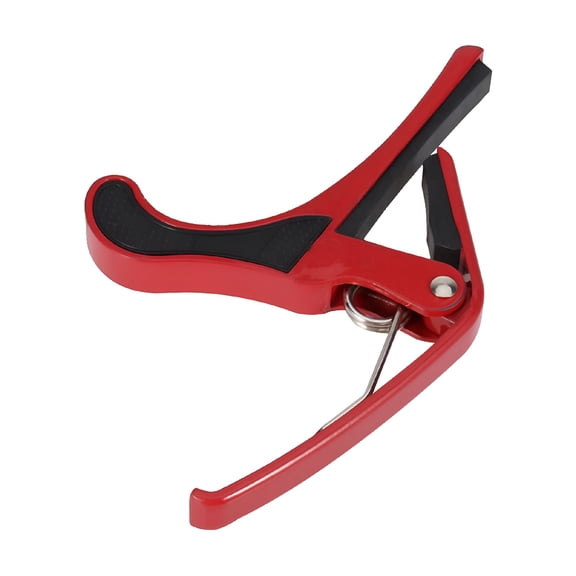 QAYOZ Heavy Duty Tuner Capo Guitar Capo Professional Instrument Capo for Guitar Ukulele (Red)