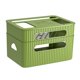 thumbnail image 4 of Caja de almacenamiento de enrutador Caja de almacenamiento de cables de alambre Estante de almacenamiento Caja de gestión de cables de gran capacidad Verde de 2 niveles Macarena Estante del enrutador, 4 of 8
